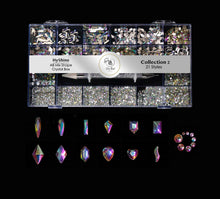 Load image into Gallery viewer, MIXED CRYSTALS FLAT CHARM BOX #2 - HYBA BEAUTY