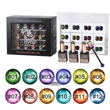 Load image into Gallery viewer, 10D Cat Eye Gel Collection / 12 Colors - HYBA BEAUTY