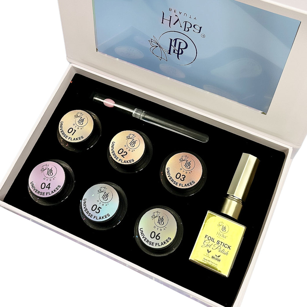 UNIVERSE FLAKES- 6 Colors Box Set - HYBA BEAUTY