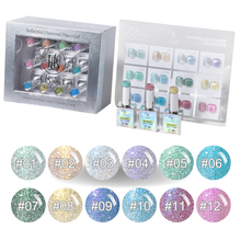 Load image into Gallery viewer, CINDERELLA DIAMOND Gel Collection - 12 Colors - HYBA BEAUTY