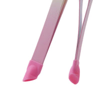 Load image into Gallery viewer, Tweezers Pink &amp; White - 2 PACK - HYBA BEAUTY