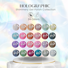 Load image into Gallery viewer, HOLOGRAPHIC Gel Polish Collection - HYBA BEAUTY