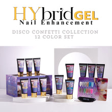 Load image into Gallery viewer, HYBRID GEL - #5 DISCO CONFETTI HyGEL Collection - HYBA BEAUTY