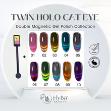 Load image into Gallery viewer, TWIN HALO Cat Eye Gel Collection / 10 Colors - HYBA BEAUTY