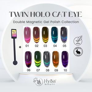 TWIN HALO Cat Eye Gel Collection / 10 Colors - HYBA BEAUTY