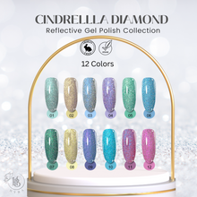 Load image into Gallery viewer, CINDERELLA DIAMOND Gel Collection - 12 Colors - HYBA BEAUTY