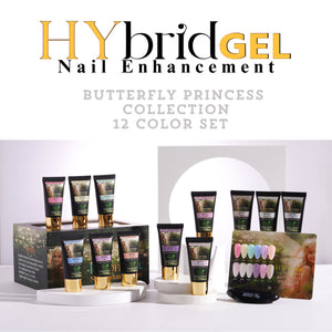 HYBRID GEL - #7 BUTTERFLY PRINCESS HyGEL Collection - HYBA BEAUTY