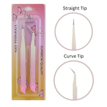 Load image into Gallery viewer, Tweezers Pink &amp; White - 2 PACK - HYBA BEAUTY