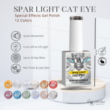 Load image into Gallery viewer, SPAR LIGHT Cat Eye Gel Collection / 12 colors - HYBA BEAUTY