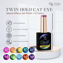 Load image into Gallery viewer, TWIN HALO Cat Eye Gel Collection / 10 Colors - HYBA BEAUTY