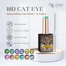 Load image into Gallery viewer, 10D Cat Eye Gel Collection / 12 Colors - HYBA BEAUTY