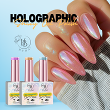 Load image into Gallery viewer, HOLOGRAPHIC Gel Polish Collection - HYBA BEAUTY