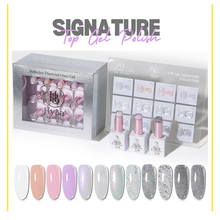 Load image into Gallery viewer, TOP GEL SIGNATURE Collection - 12 Colors - HYBA BEAUTY