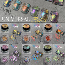 Load image into Gallery viewer, UNIVERSE FLAKES- 6 Colors Box Set - HYBA BEAUTY