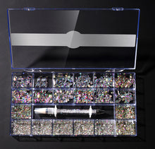 Load image into Gallery viewer, MIXED CRYSTALS FLAT CHARM BOX #2 - HYBA BEAUTY