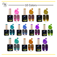 Load image into Gallery viewer, TWIN HALO Cat Eye Gel Collection / 10 Colors - HYBA BEAUTY