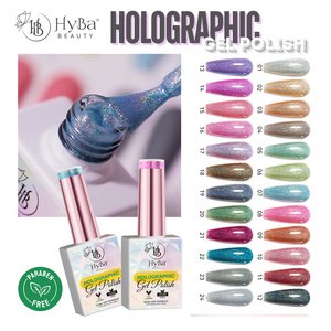 HOLOGRAPHIC Gel Polish Collection - HYBA BEAUTY