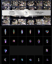 Load image into Gallery viewer, MIXED CRYSTALS FLAT CHARM BOX #1 - HYBA BEAUTY