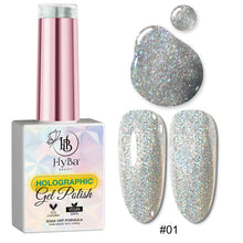 Load image into Gallery viewer, HOLOGRAPHIC Gel Polish Collection - HYBA BEAUTY