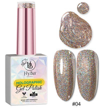 Load image into Gallery viewer, HOLOGRAPHIC Gel Polish Collection - HYBA BEAUTY