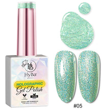 Load image into Gallery viewer, HOLOGRAPHIC Gel Polish Collection - HYBA BEAUTY