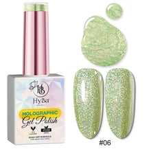 Load image into Gallery viewer, HOLOGRAPHIC Gel Polish Collection - HYBA BEAUTY