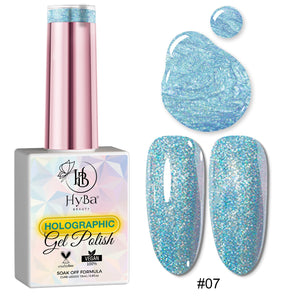 HOLOGRAPHIC Gel Polish Collection - HYBA BEAUTY