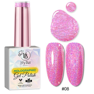 HOLOGRAPHIC Gel Polish Collection - HYBA BEAUTY