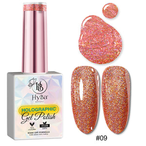 HOLOGRAPHIC Gel Polish Collection - HYBA BEAUTY