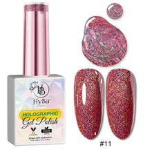 Load image into Gallery viewer, HOLOGRAPHIC Gel Polish Collection - HYBA BEAUTY