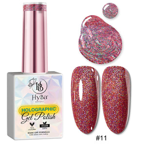 HOLOGRAPHIC Gel Polish Collection - HYBA BEAUTY