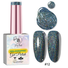 Load image into Gallery viewer, HOLOGRAPHIC Gel Polish Collection - HYBA BEAUTY