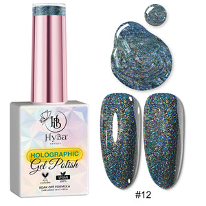 HOLOGRAPHIC Gel Polish Collection - HYBA BEAUTY