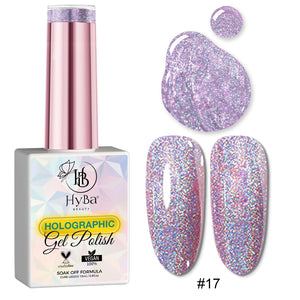 HOLOGRAPHIC Gel Polish Collection - HYBA BEAUTY