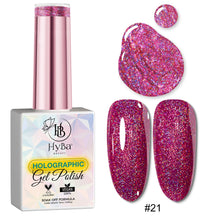 Load image into Gallery viewer, HOLOGRAPHIC Gel Polish Collection - HYBA BEAUTY