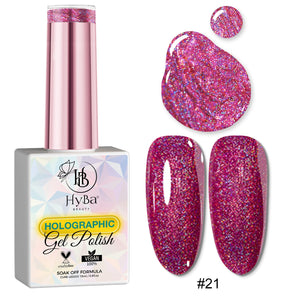 HOLOGRAPHIC Gel Polish Collection - HYBA BEAUTY