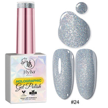 Load image into Gallery viewer, HOLOGRAPHIC Gel Polish Collection - HYBA BEAUTY