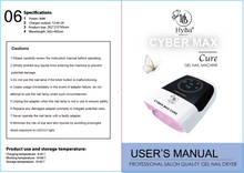 Load image into Gallery viewer, CYBER MAX Cure Nail Gel Machine 90watt - HYBA BEAUTY