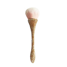 Load image into Gallery viewer, Crystal Nail Dust Brush (GOLD RHINESTONES) - HYBA BEAUTY