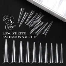 Load image into Gallery viewer, Long Stiletto Extension Nail Tips - HYBA BEAUTY