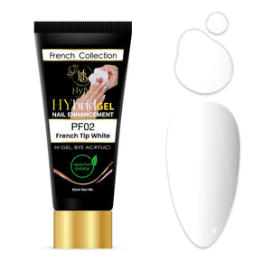 Hybrid Gel - HyGEL 60ml / PF02 French Tip White - HYBA BEAUTY