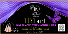 Load image into Gallery viewer, Long Almond Extension Nail Tips - HYBA BEAUTY