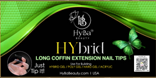 Load image into Gallery viewer, Long Coffin Extension Nail Tips - HYBA BEAUTY