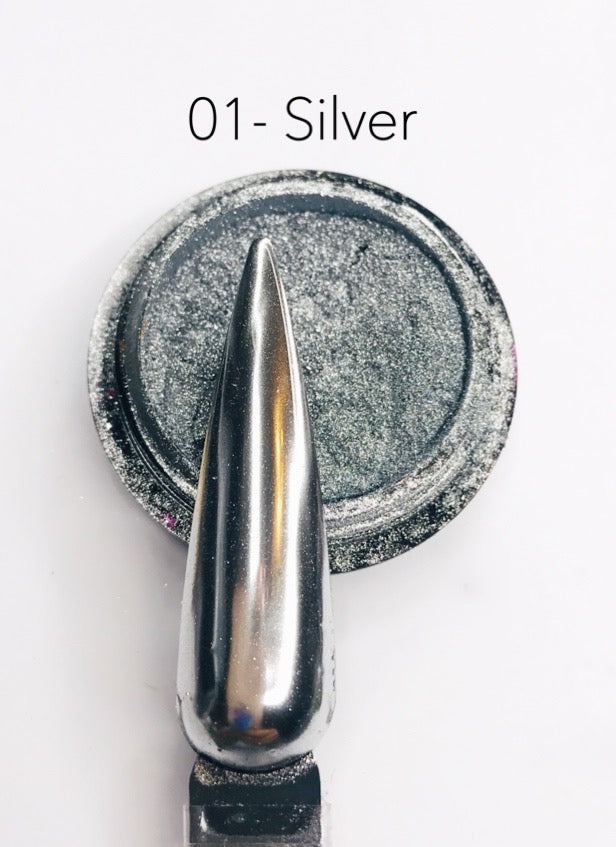 SHINE #03- Forest Green - 100% Pigment Chrome- Mirror Nail Powder – Shine  And Design
