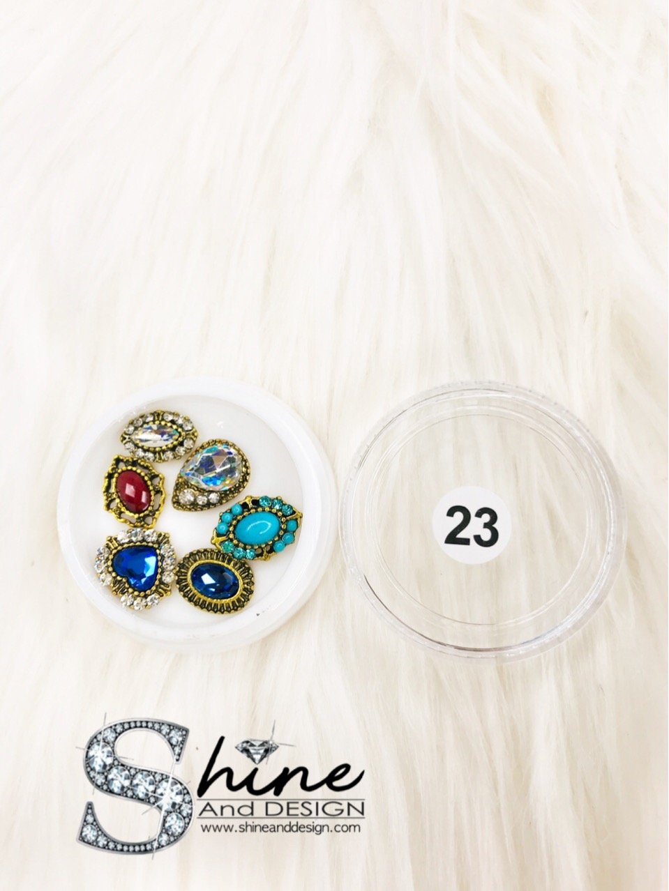 SHINE- Mix Alloy Charms with Crystals - Fancy Collection #23