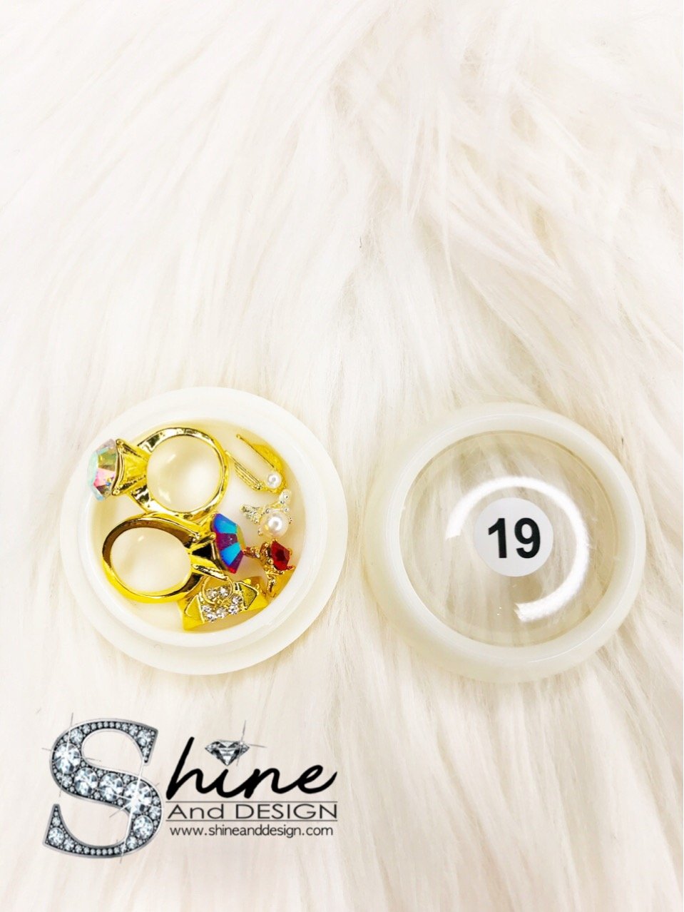 SHINE- Mix Alloy Charms with Crystals - Fancy Collection #19