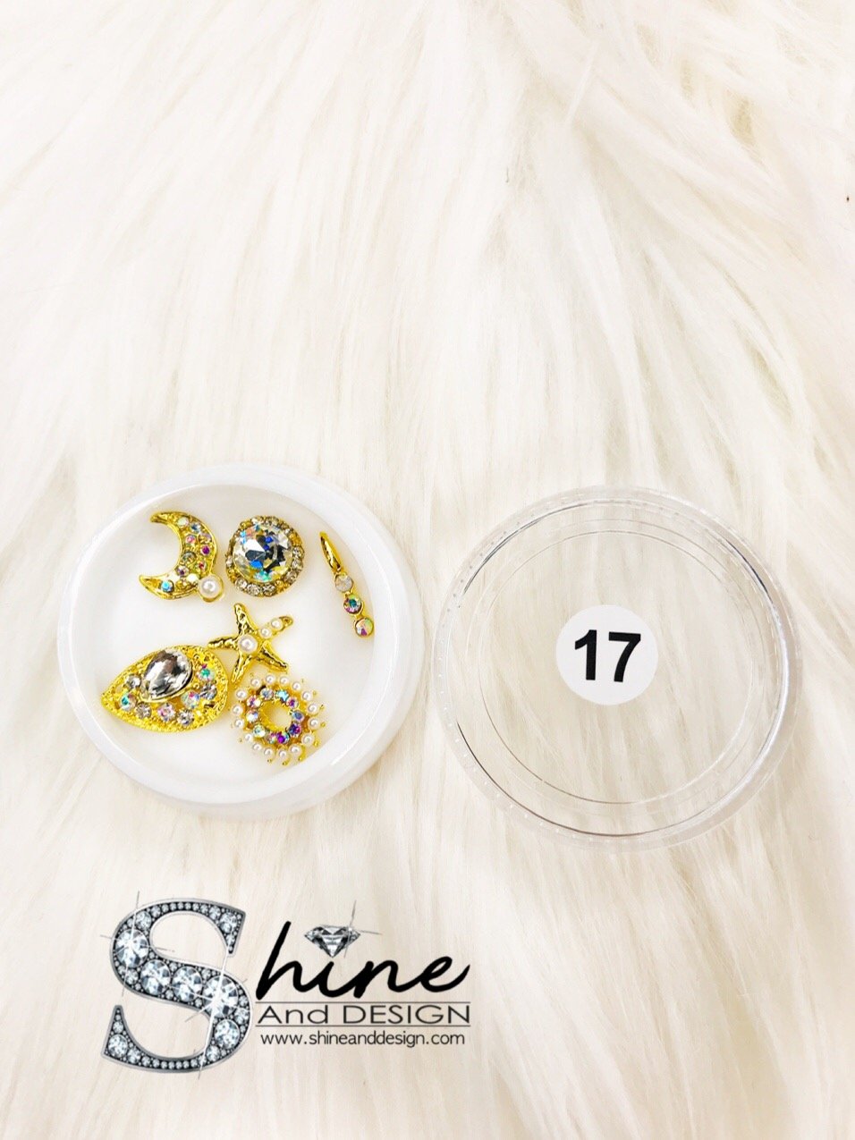 SHINE- Mix Alloy Charms with Crystals - Fancy Collection #17