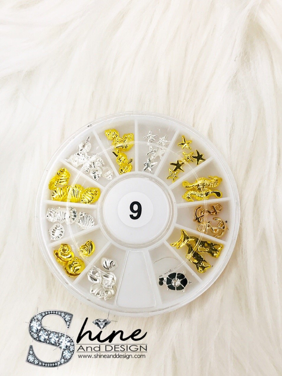 SHINE Mix Charms with Crystals - Fancy Collection Set #9