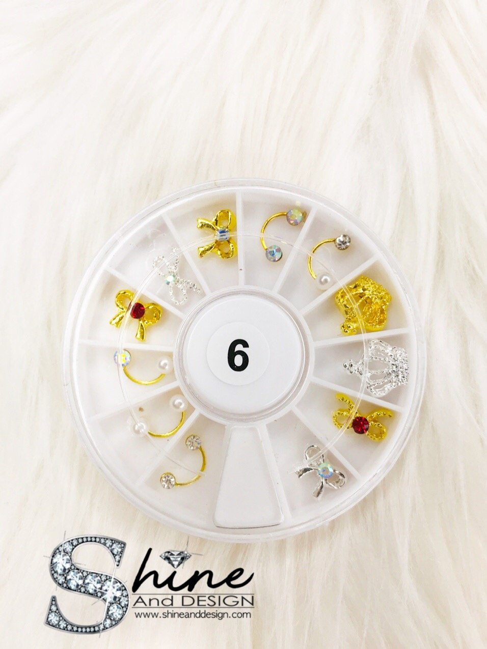 SHINE Mix Charms with Crystals - Fancy Collection Set #6