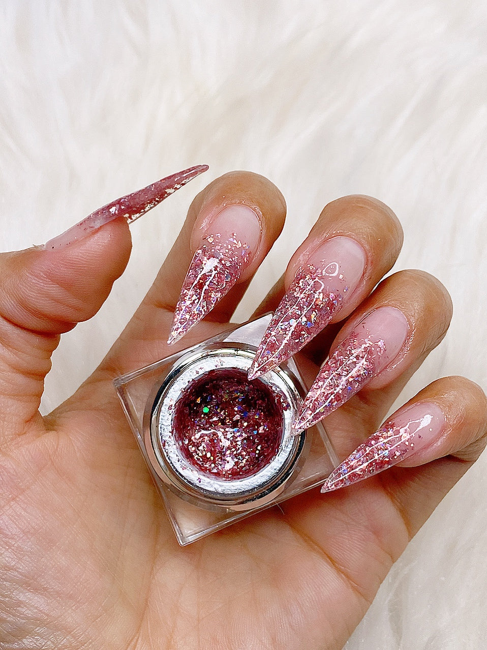 Wendy's Delights: Prosecco Holographic Chunky Nail Glitter from Sparkly  Nails